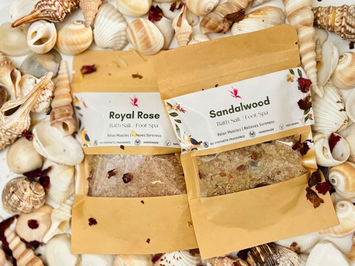 Aromatic Foot Soak / Bath Salt Pouch