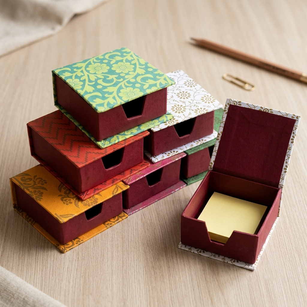 Sticky Pad Box / card Holder