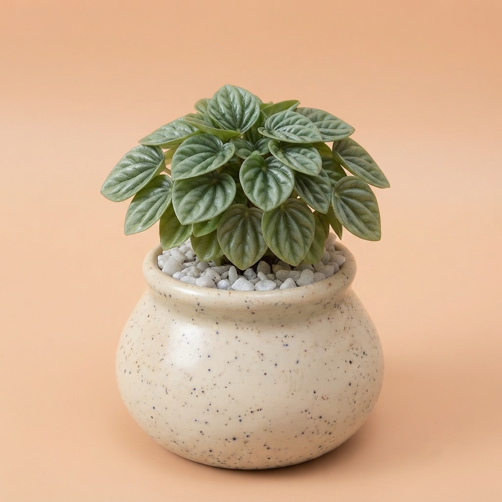 Matka shaped ceramic Desk pot plants